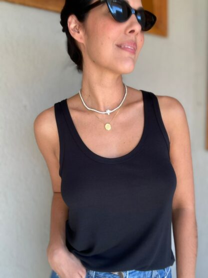 Regata Cora - Preta - Imagem 3